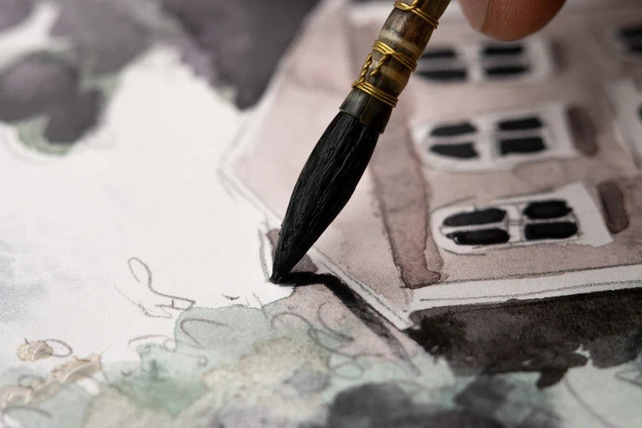 Farby akwarelowe Kuretake Gansai Tambi Graphite Colors 6 sztuk