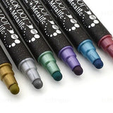 Zestaw metalicznych pisaków Kuretake Clean Color Dot Metallic