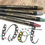 Zestaw metalicznych pisaków Kuretake Clean Color Dot Metallic