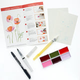 Zestaw do malowania Kuretake Exploring Watercolor Glazing