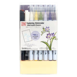 Zestaw do malowania Kuretake Exploring Watercolor Gradation