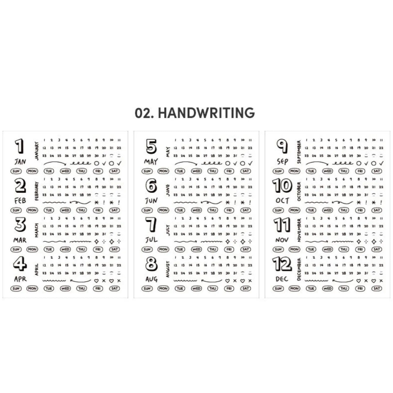 Naklejki ICONIC | Daty