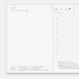 Kalendarz dzienny 2027 Hobonichi Techo Original Book A6 | Edycja japońska