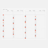 Kalendarz dzienny 2027 Hobonichi Techo Original Book A6 | Edycja japońska