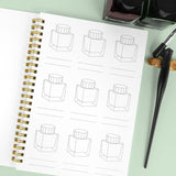 Notes do tworzenia wzorników Wearingeul Color Swatch Book A5