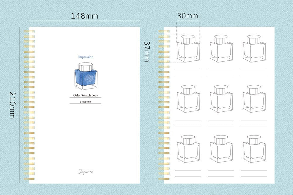 Notes do tworzenia wzorników Wearingeul Color Swatch Book A5
