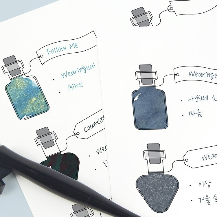 Arkusze do tworzenia wzorników Wearingeul Alicja w Krainie Czarów | Eliksiry