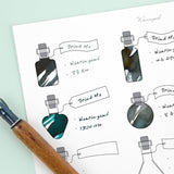 Arkusze do tworzenia wzorników Wearingeul Alicja w Krainie Czarów | Eliksiry