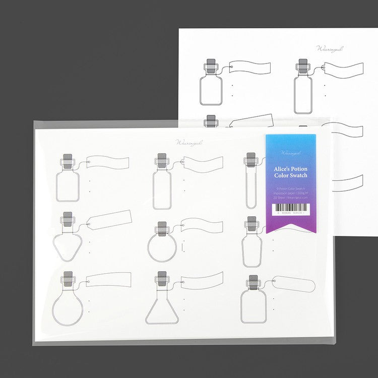 Arkusze do tworzenia wzorników Wearingeul Alicja w Krainie Czarów | Eliksiry