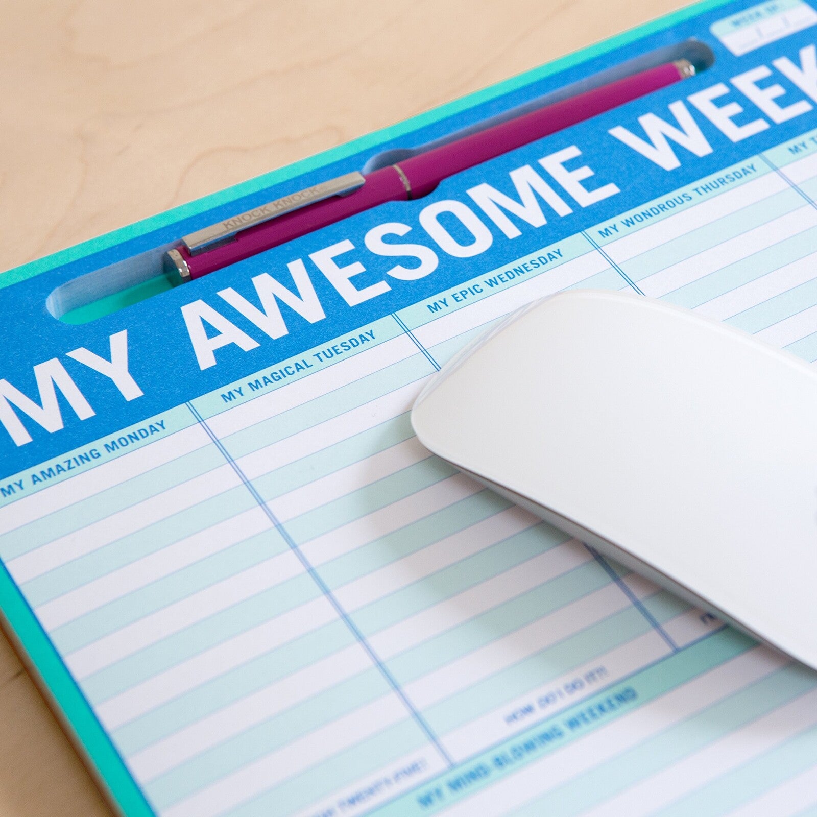 My Awesome Week Pen-to-Paper Mousepad – podkładka pod mysz