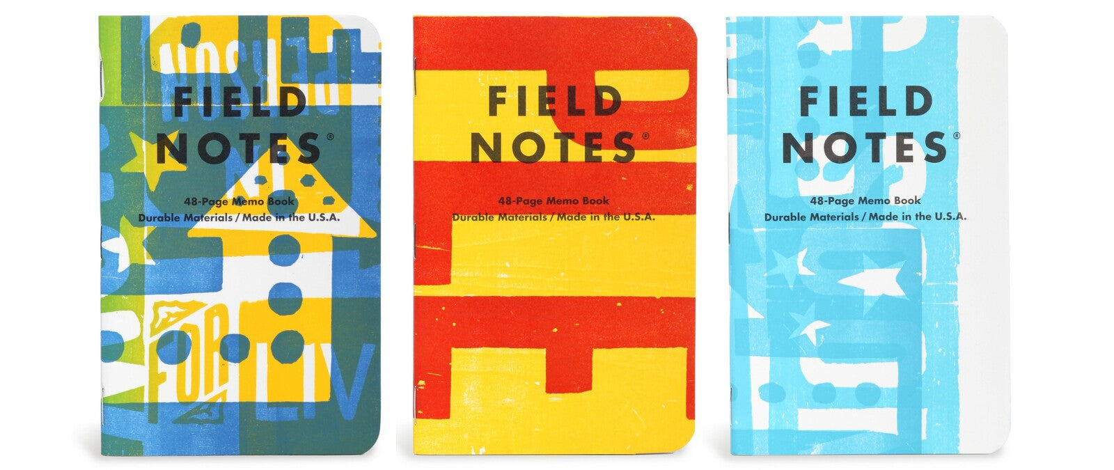 Notatniki Field Notes Hatch Show Print 3 pack w linie