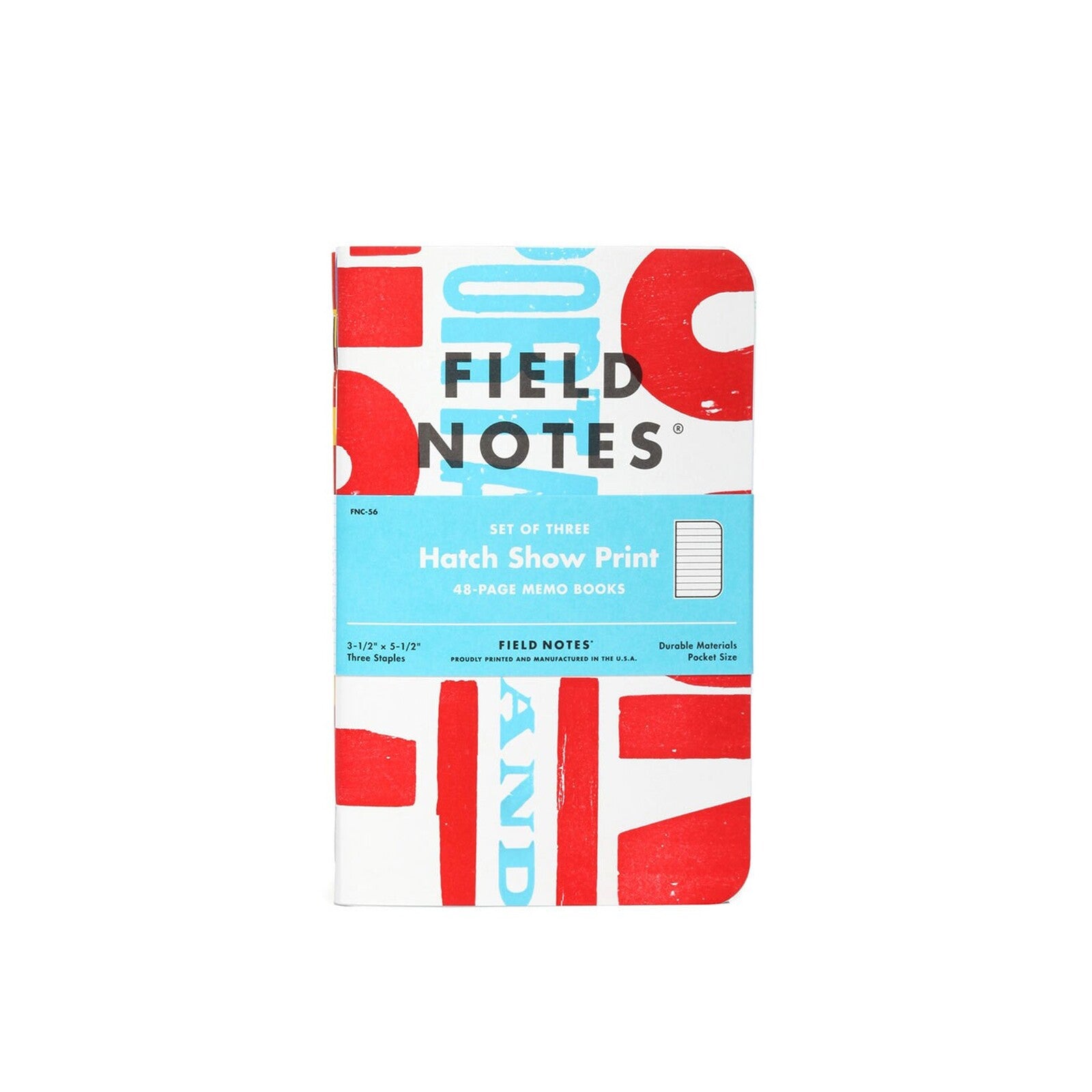 Notatniki Field Notes Hatch Show Print 3 pack w linie