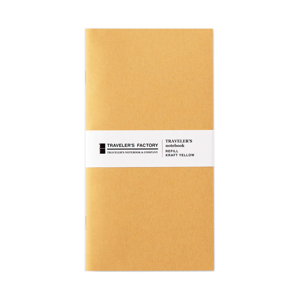 Wkład z kolorowymi kartkami Traveler's Factory | Żółty