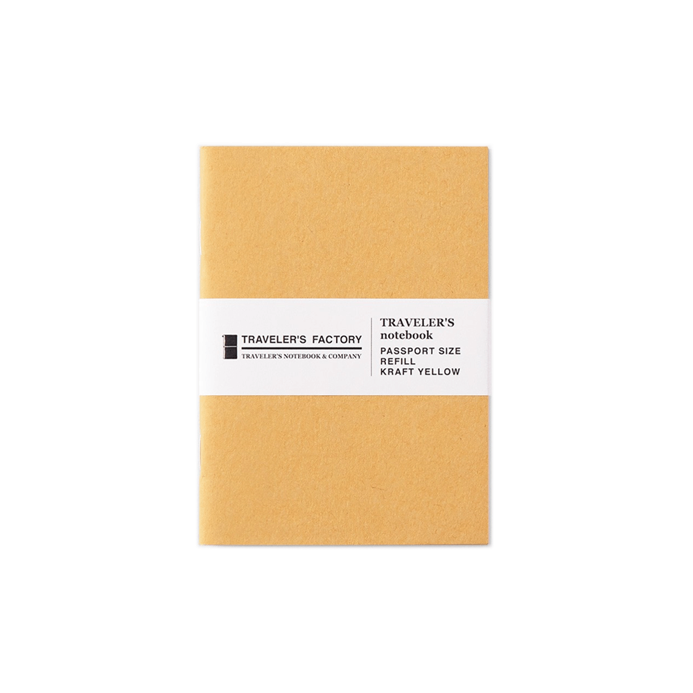 Wkład z kolorowymi kartkami Passport Size Traveler's Factory | Żółty