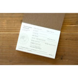 Wkład do Traveler's Notebook Passport Size Traveler's Factory 1/2 Short Trip | Papier Kraft