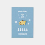 Mosiężna zawieszka Traveler's Factory | Niedźwiedź