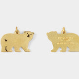 Mosiężna zawieszka Traveler's Factory | Niedźwiedź
