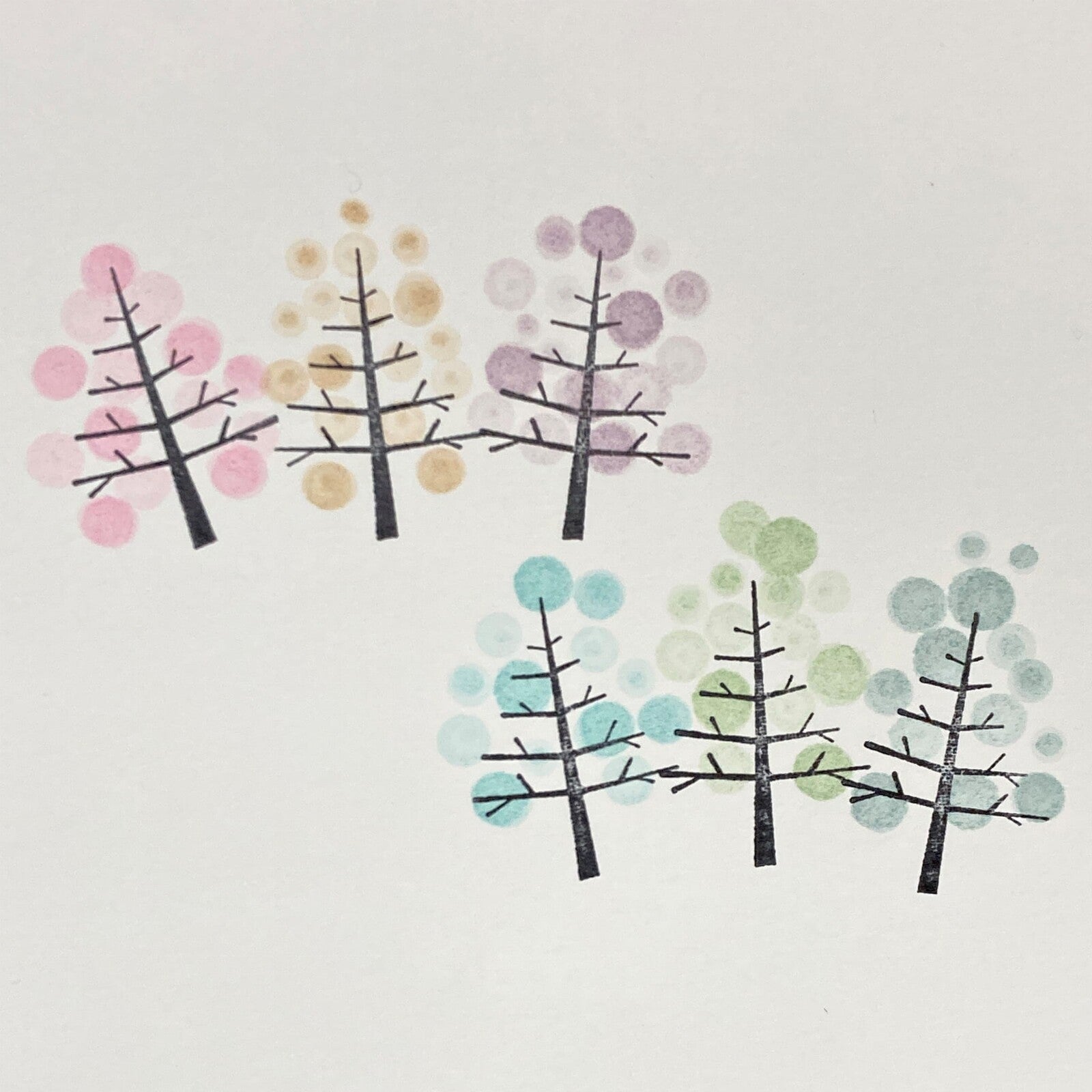 Zestaw pisaków Clean Color Dot Single - 6 kolorów Mild Smoky