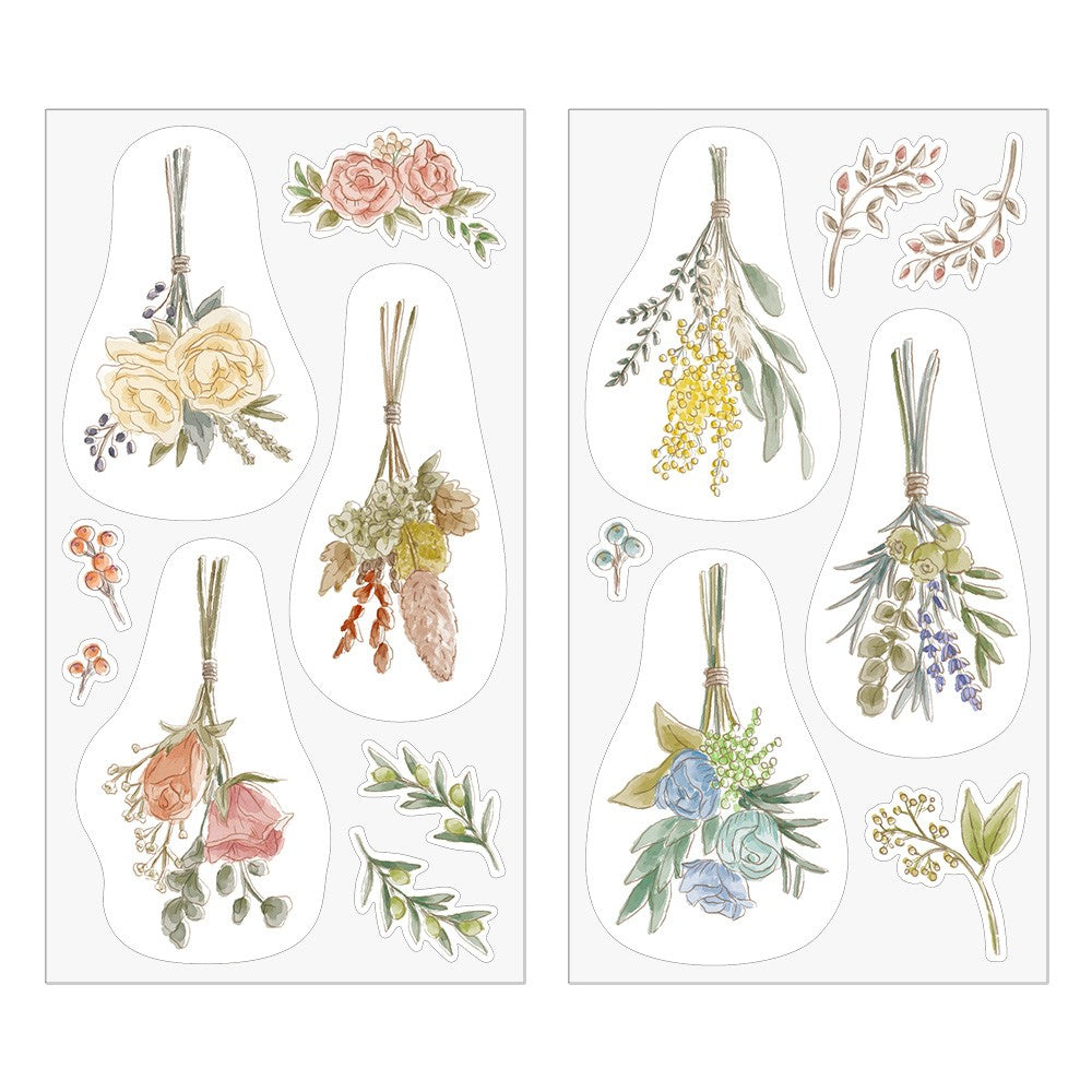Naklejki Clip Sticker Midori | Suszone kwiaty