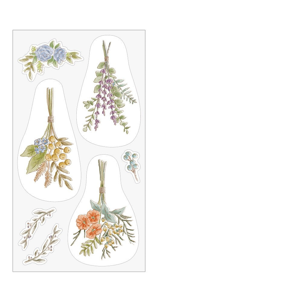 Naklejki Clip Sticker Midori | Suszone kwiaty