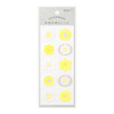 Naklejki Midori Leterpress | Kwiaty