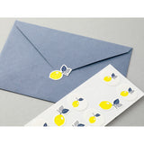 Naklejki Midori Leterpress | Cytryna