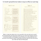 Pamiętnik 12-miesięczny Midori Gate | Różowy