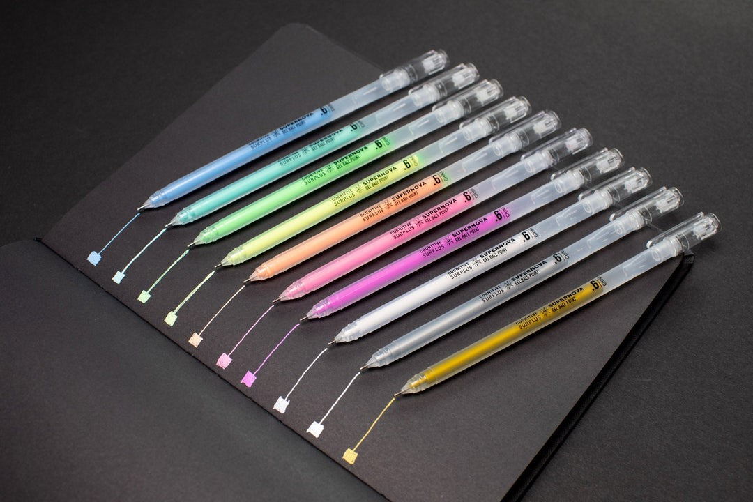 Długopisy żelowe Cognitive Surplus Supernova