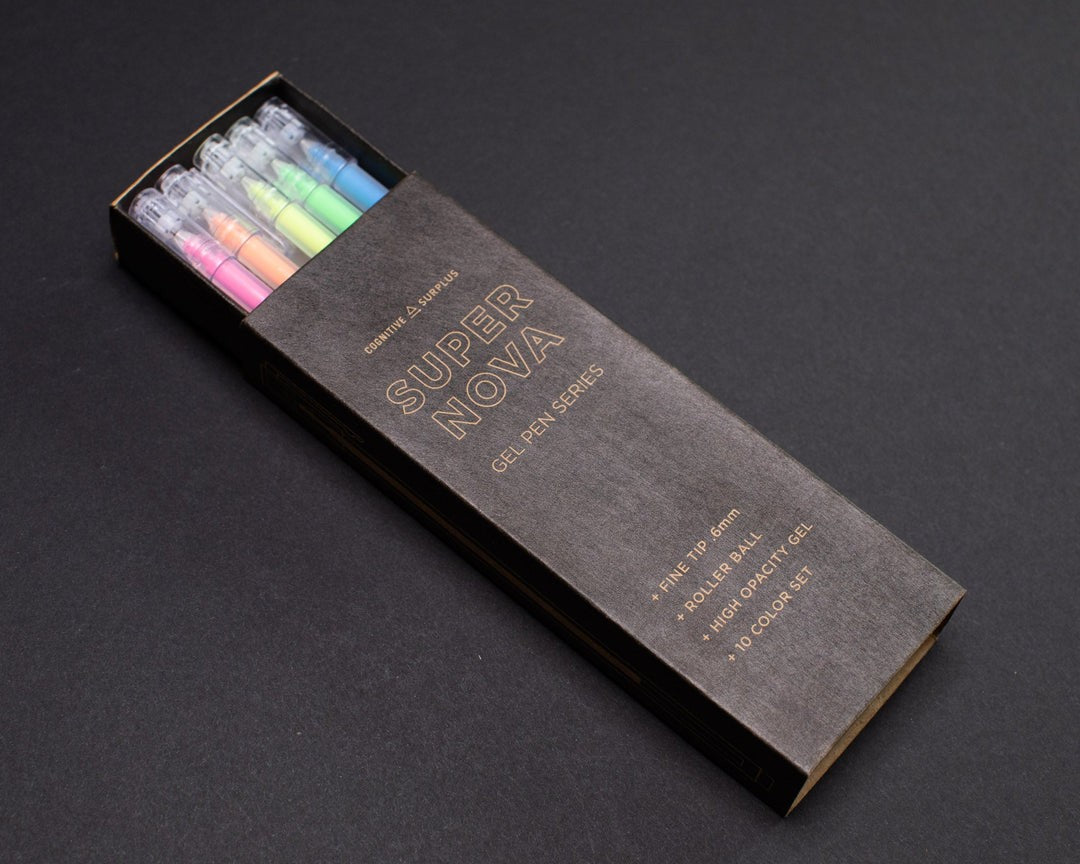 Długopisy żelowe Cognitive Surplus Supernova