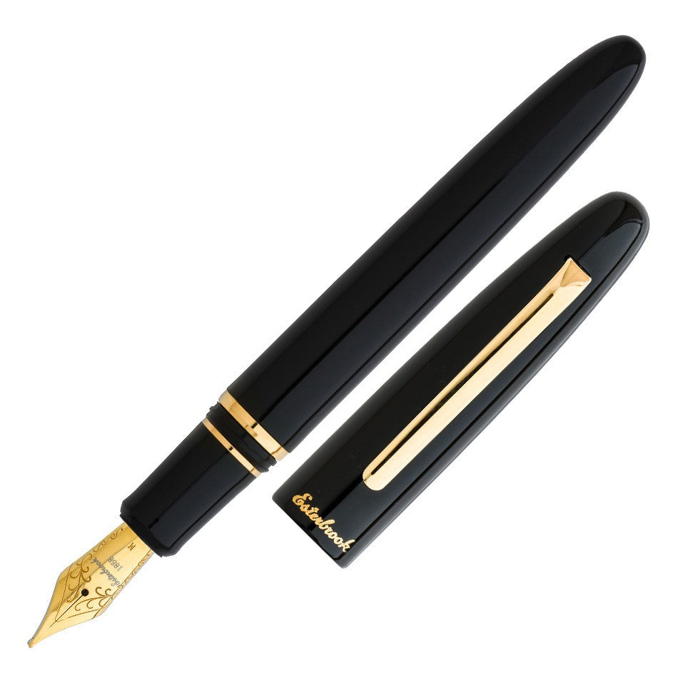 Pióro wieczne Esterbrook Estie | Ebony Black Gold Trim