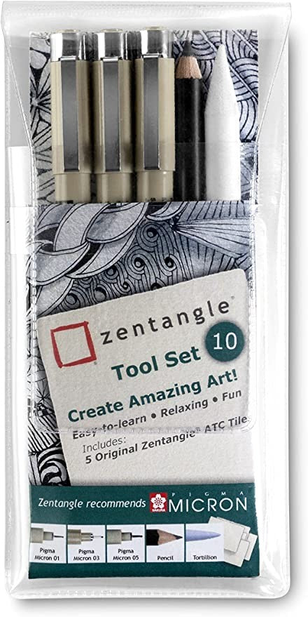 Zestaw do tworzenia Zentangle Sakura Tool Set 10