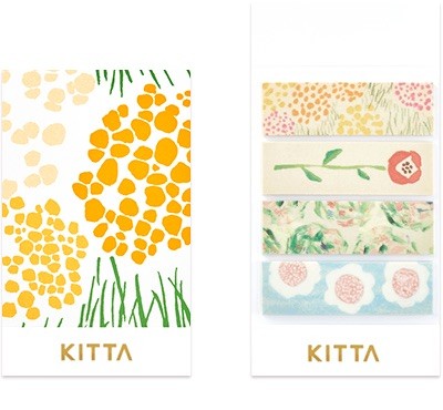 Naklejki indeksujące Hitotoki Kitta | Kwiaty