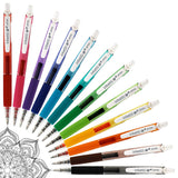 Penac Inketti – zestaw automatycznych długopisów żelowych 12 kolorów