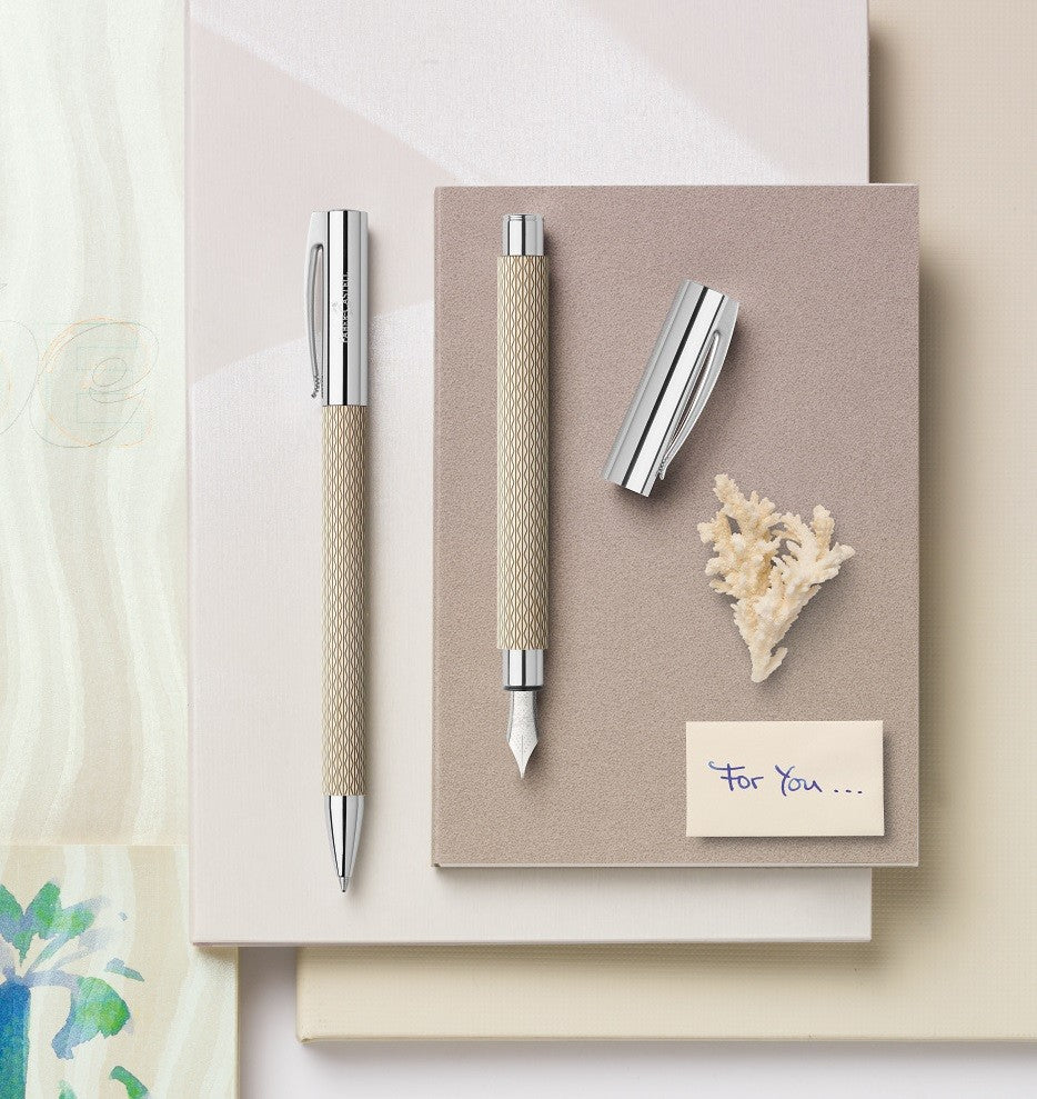 Pióro wieczne Faber-Castell Ambition OpArt White Sand