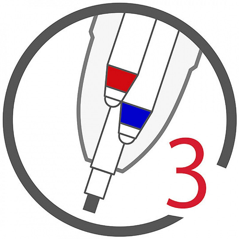 Multipen Penac TF 3 w 1 – srebrny ze srebrnym wykończeniem