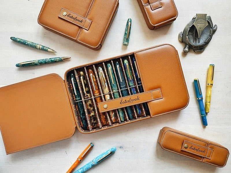 Piórnik na trzy pióra Esterbrook Nook British Tan