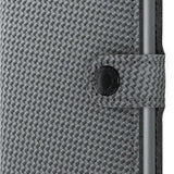 Portfel SECRID Miniwallet Carbon | Chłodny Szary