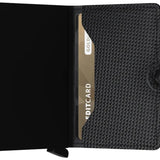 Portfel SECRID Miniwallet Carbon | Czarny
