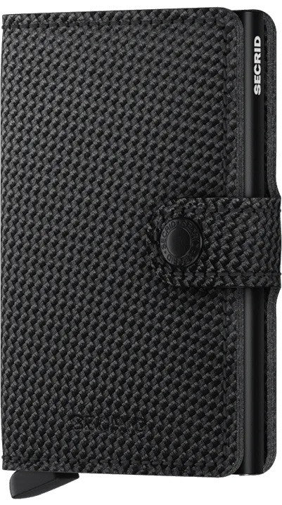 Portfel SECRID Miniwallet Carbon | Czarny