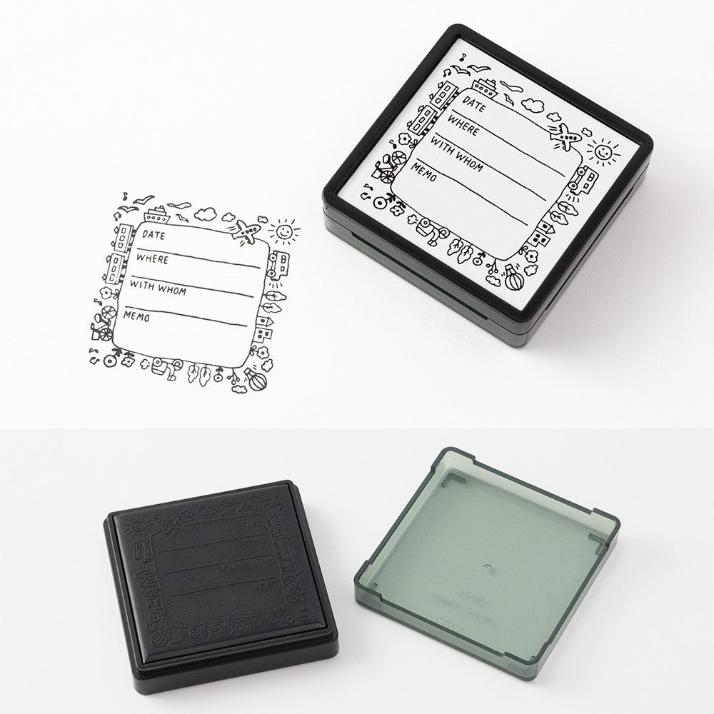 Pieczątka Midori | Zapis wyjścia