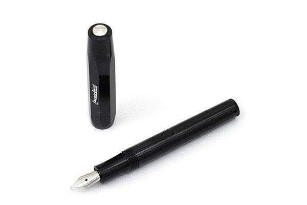 Pióro wieczne Kaweco Classic Sport | Czarne ze srebrnymi elementami
