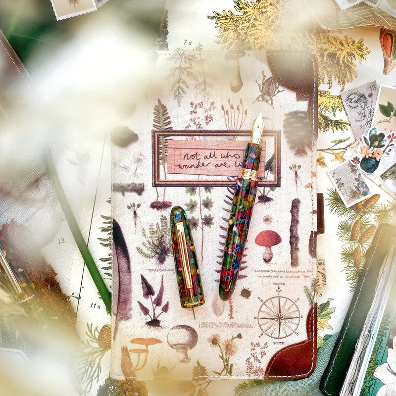 Pióro wieczne Esterbrook Estie | Botanical Garden Palladium Trim