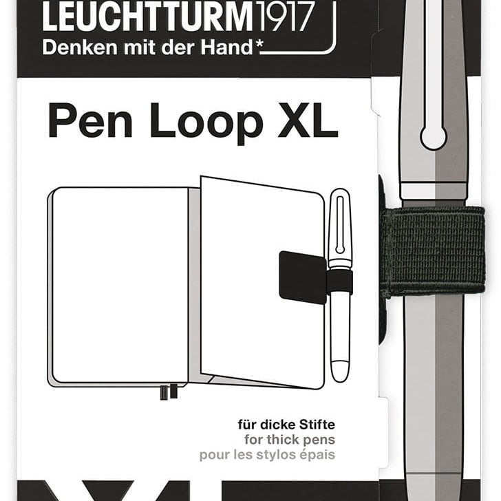 Uchwyt na długopis Leuchtturm1917 Pen Loop XL | Czarny