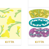Naklejki Hitotoki Kitta Clear | Kwiatki