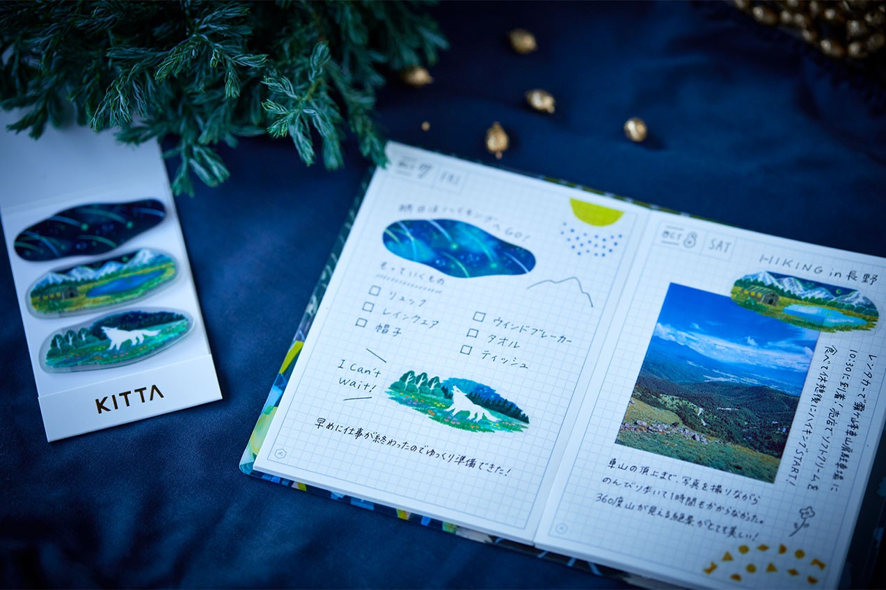 Naklejki Hitotoki Kitta Clear | Niebo nocą