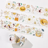 Taśma Washi Pre-Cut | Króliczy ogród