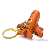Skórzany brelok VANCA CRAFT | Samolot