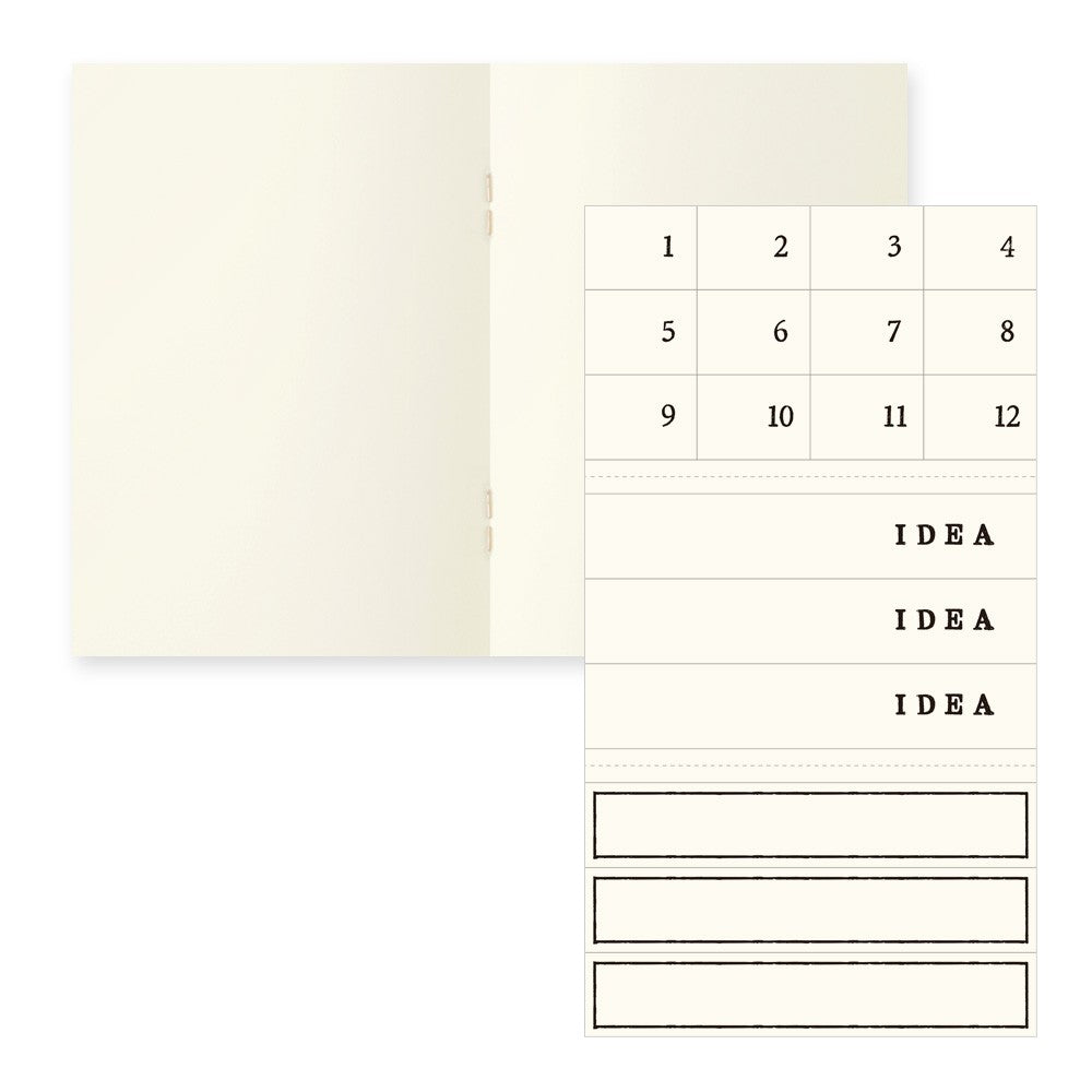 Zestaw notatników MD Paper Light A7 | Gładki