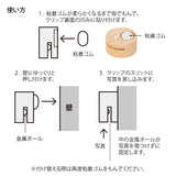 Drewniane klipsy Midori | Różowe