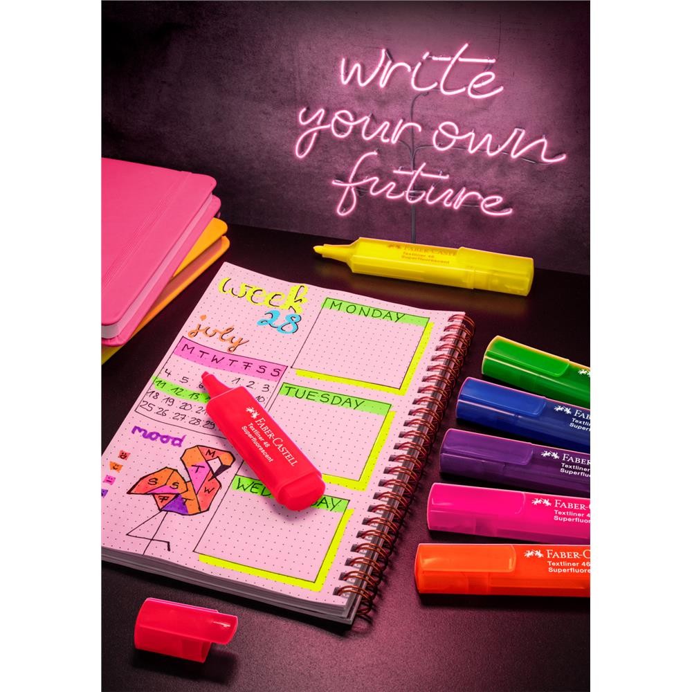 Zakreślacze Faber-Castell Neon 8 sztuk